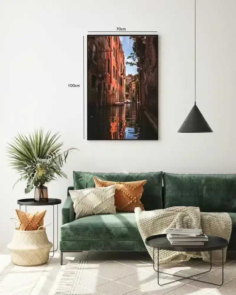 Venetian Canal With Boats