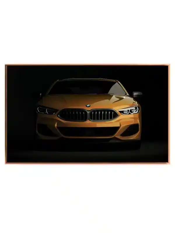 Bmw M Frontlys Plakat