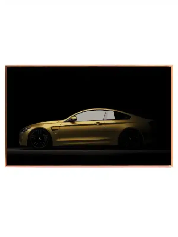 Bmw M4 I Guld Plakat