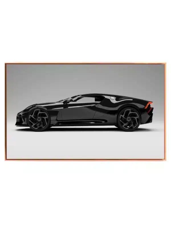Bugatti Fantastisk Sort Hypercar