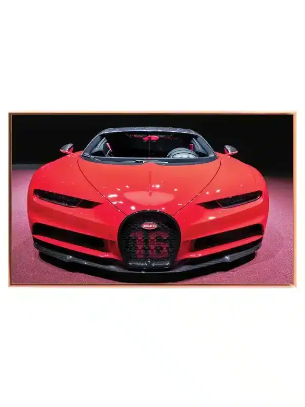 Bugatti Chiron Front Plakat