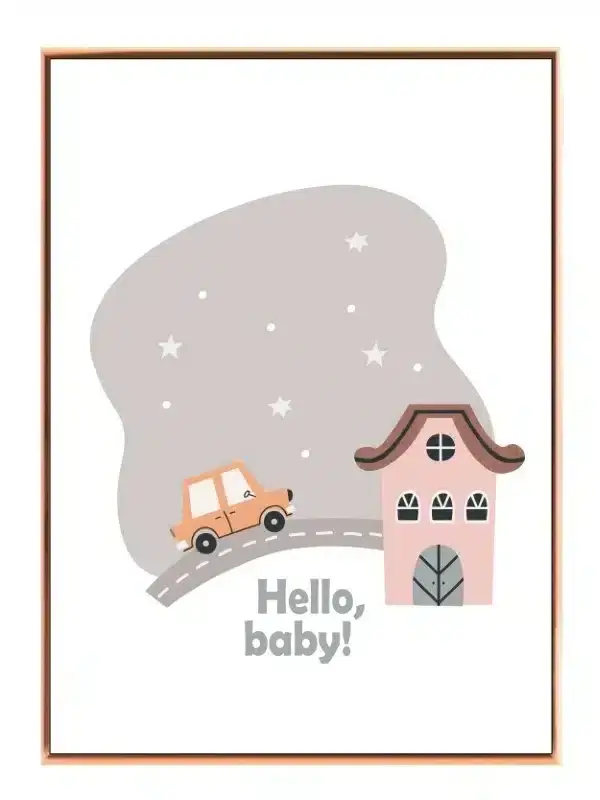 Cozy Little Car Adventure Plakat