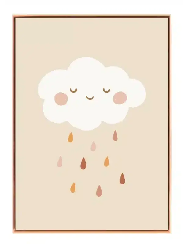 Gentle Cloud Nursery Charm Plakat