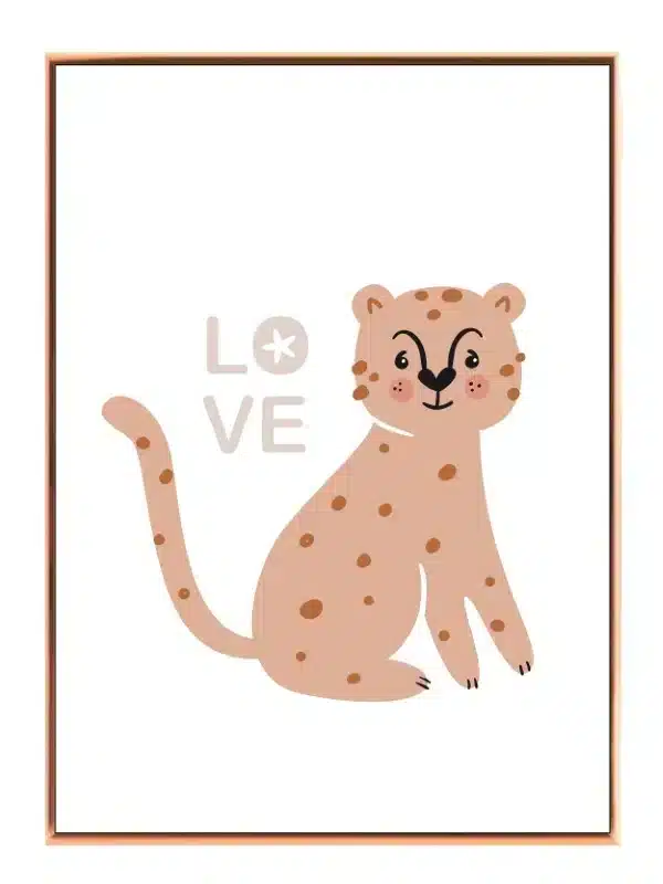 Playful Spotted Cheetah Plakat