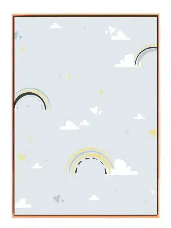 Gentle Rainbow Nursery Plakat