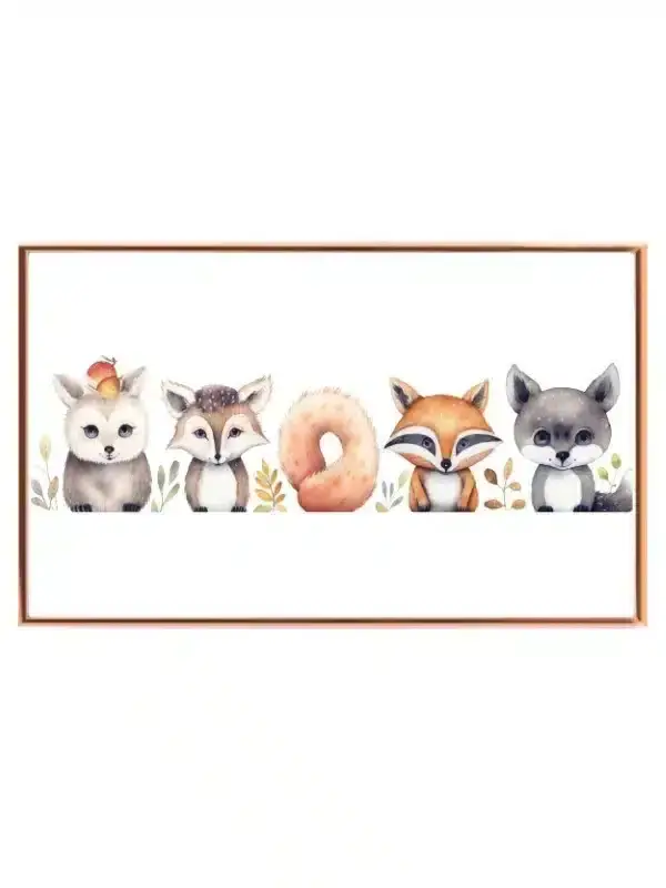Playful Forest Friends Plakat
