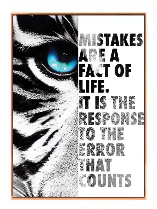 Mistakes Build Resilience Plakat