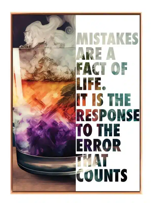 Mistakes Fuel Growth Plakat