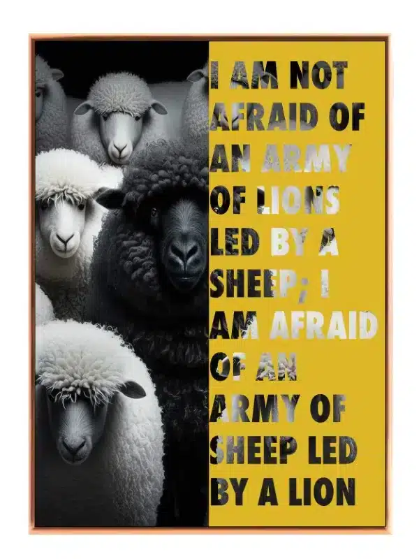 Lederskab Kræver Mod Plakat
