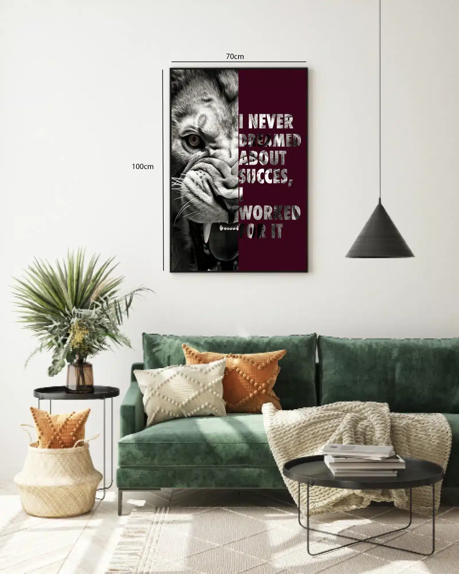 Arbejd For Din Succes Plakat