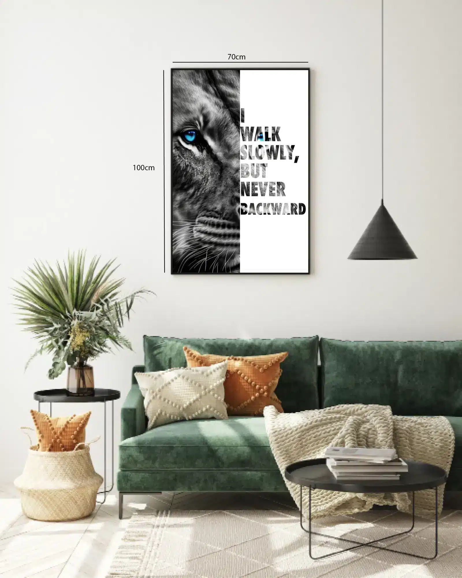 Gå Fremad Uden At Se Tilbage Plakat