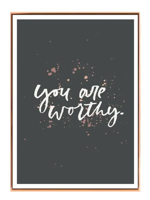 Du Er Værdig Plakat