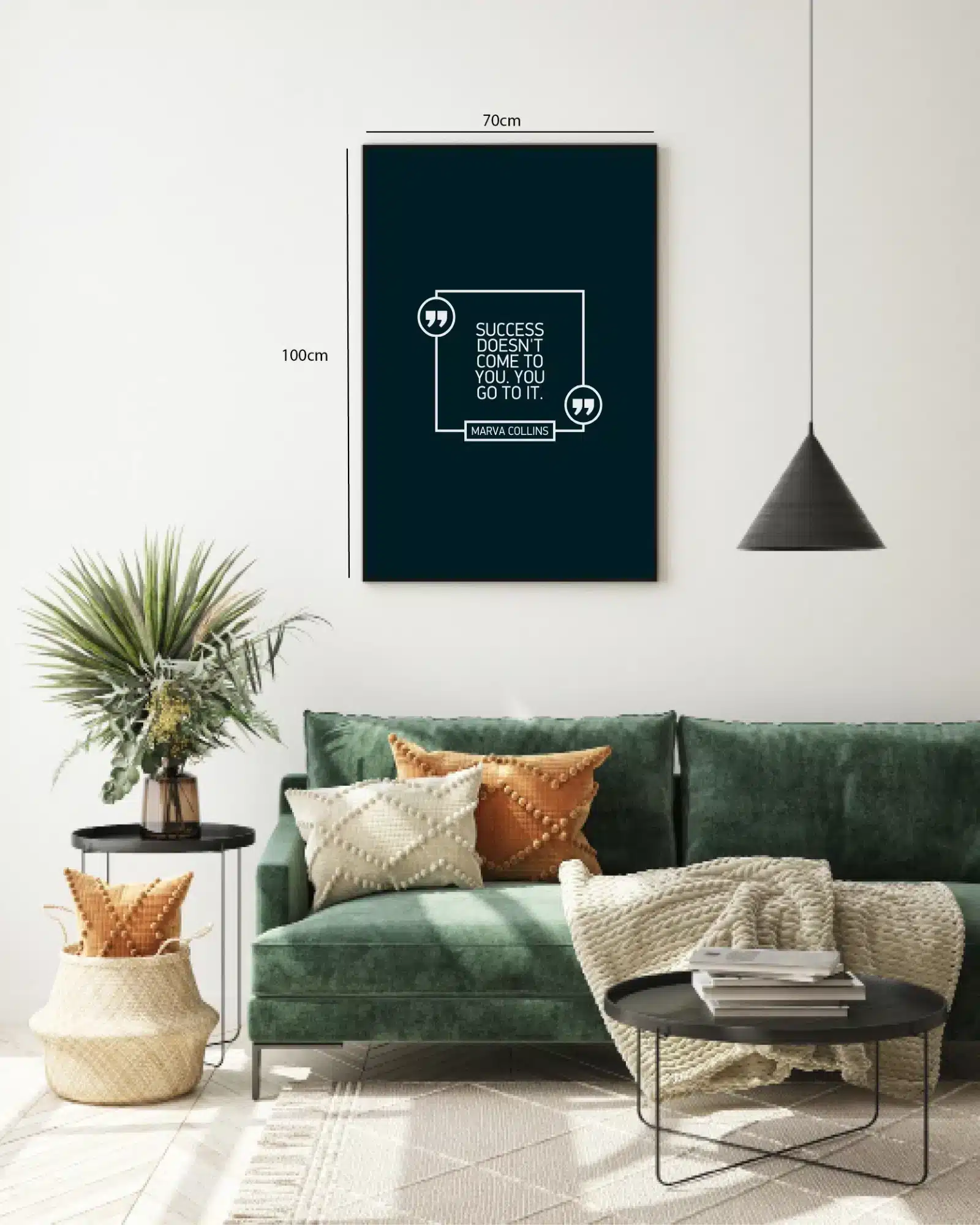 Succes Kommer Ikke Af Sig Selv Plakat