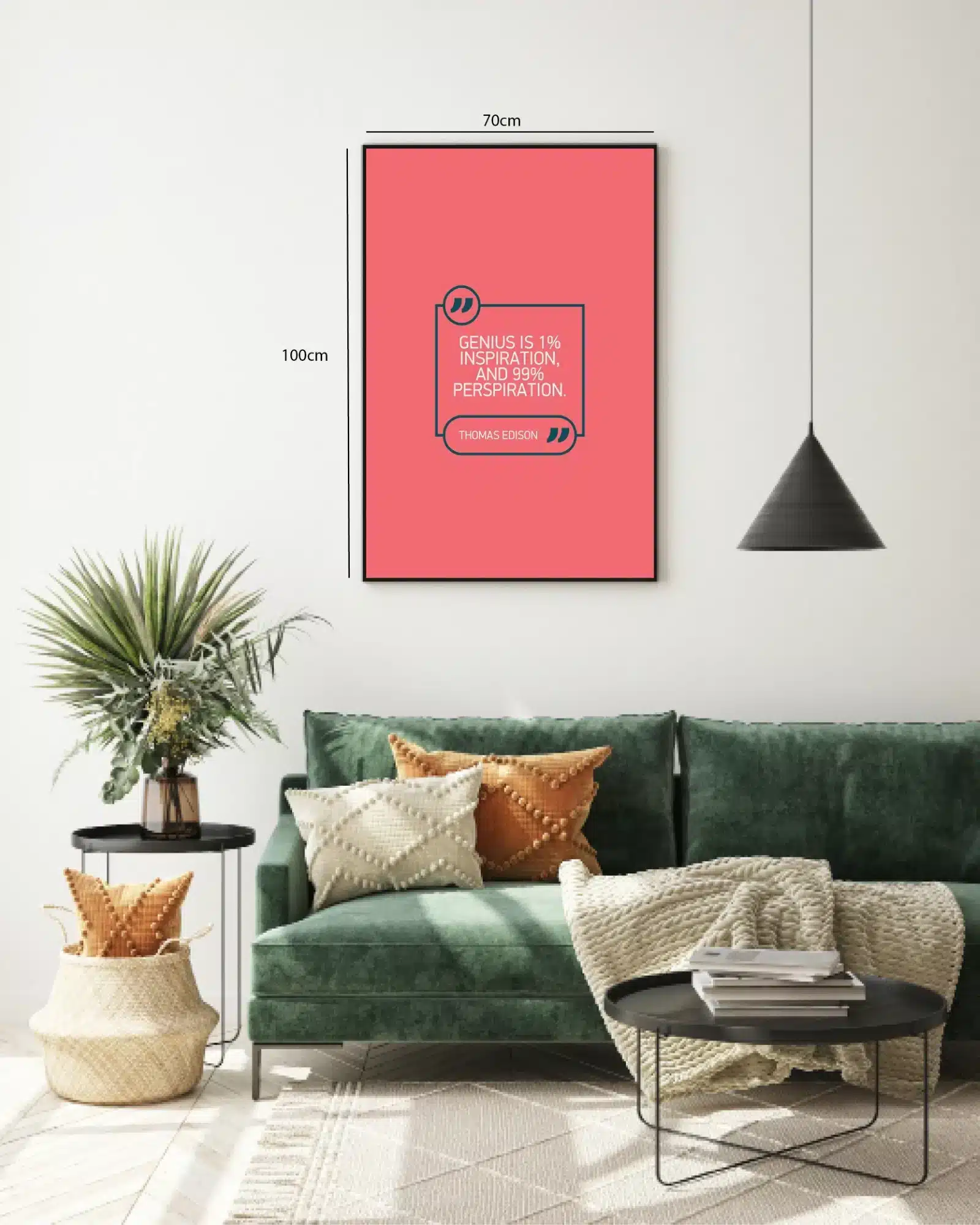 Genius % Inspiration Plakat