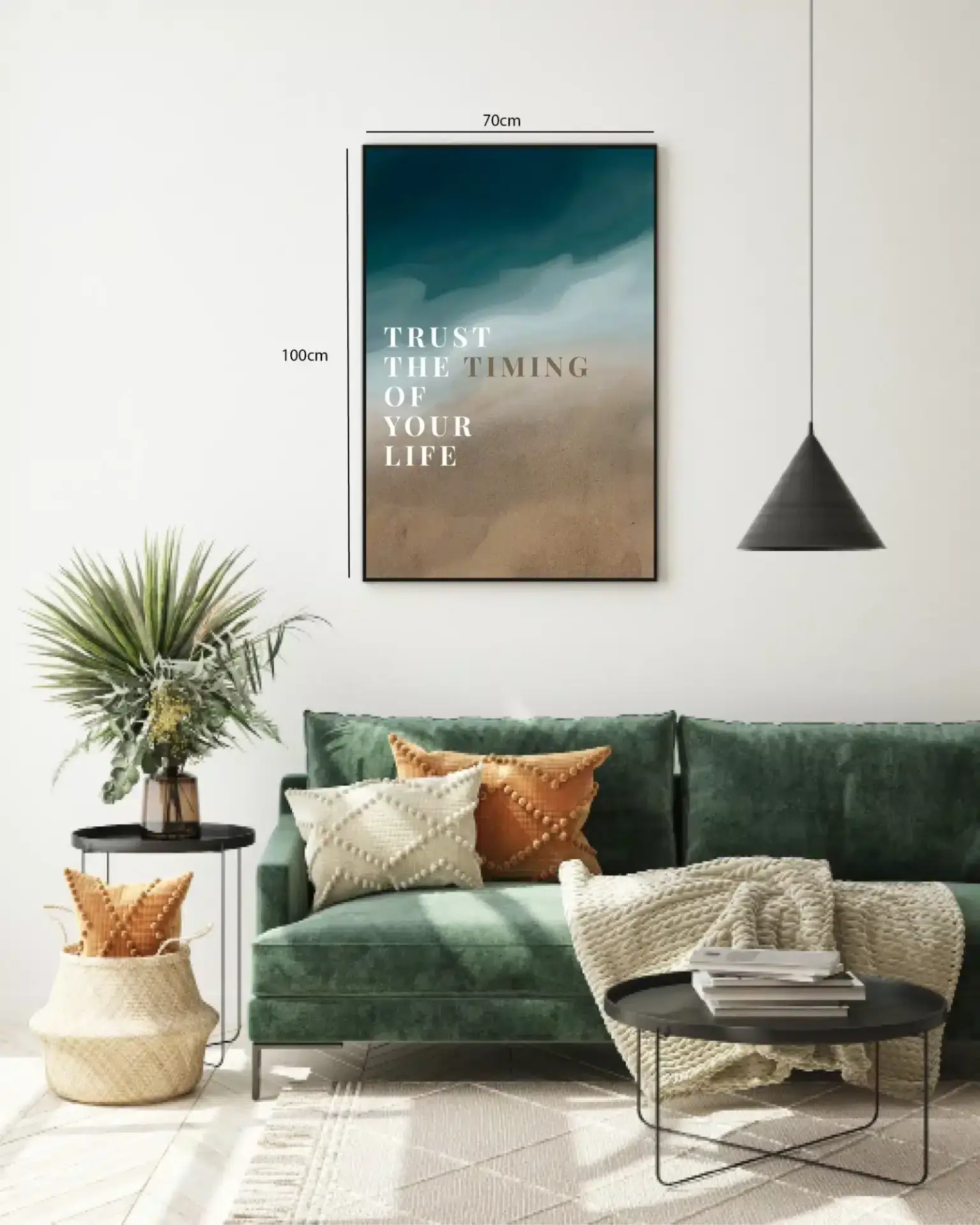 Trust Timing Livet Plakat