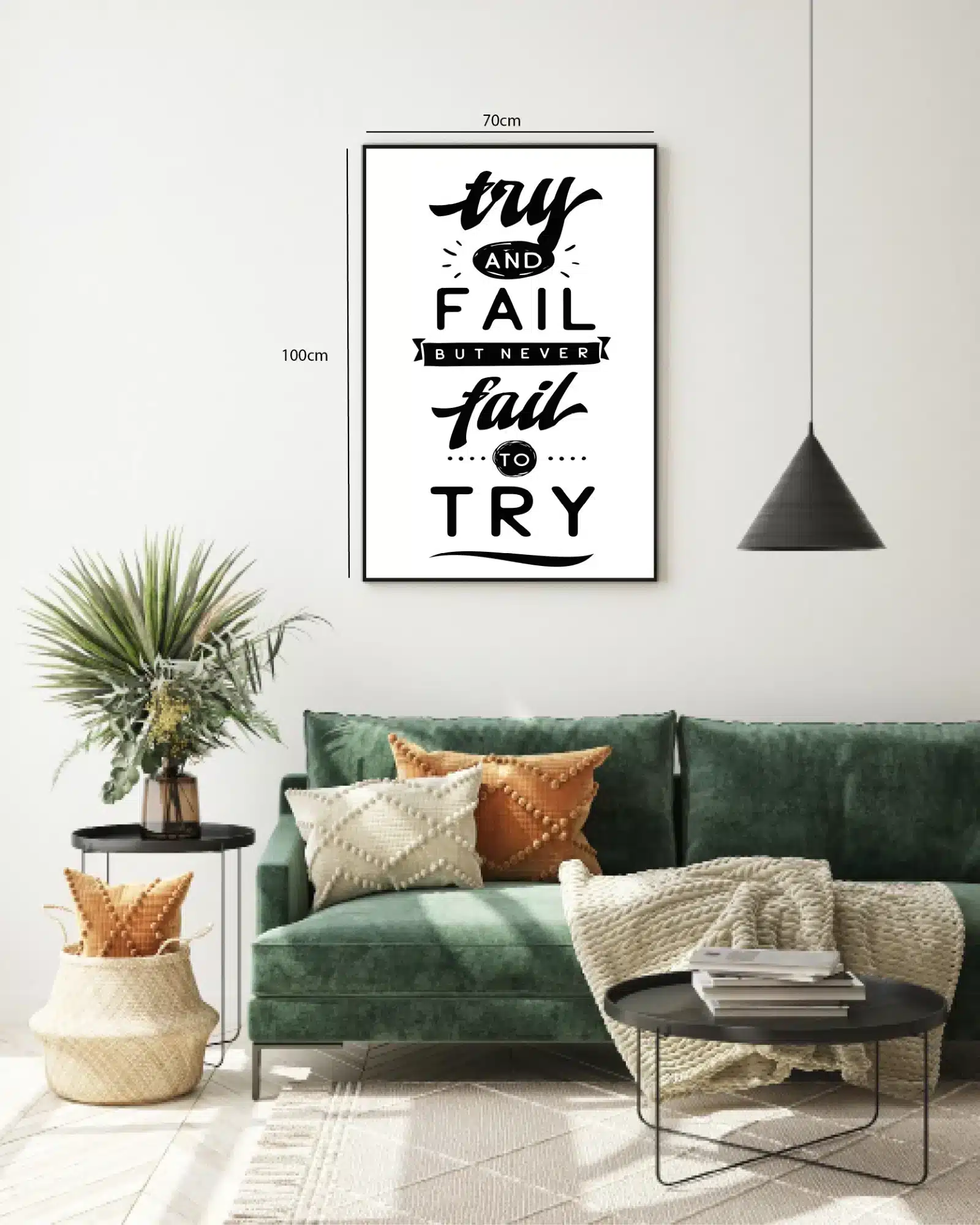 Prøv Og Fejl Aldrig Plakat