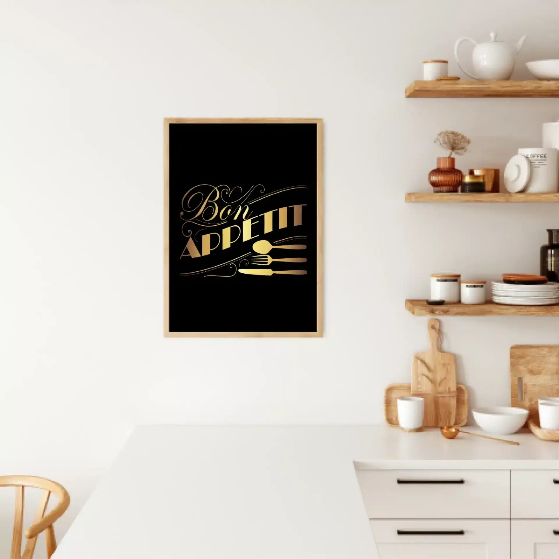 Bon Appetit Typografi Plakat