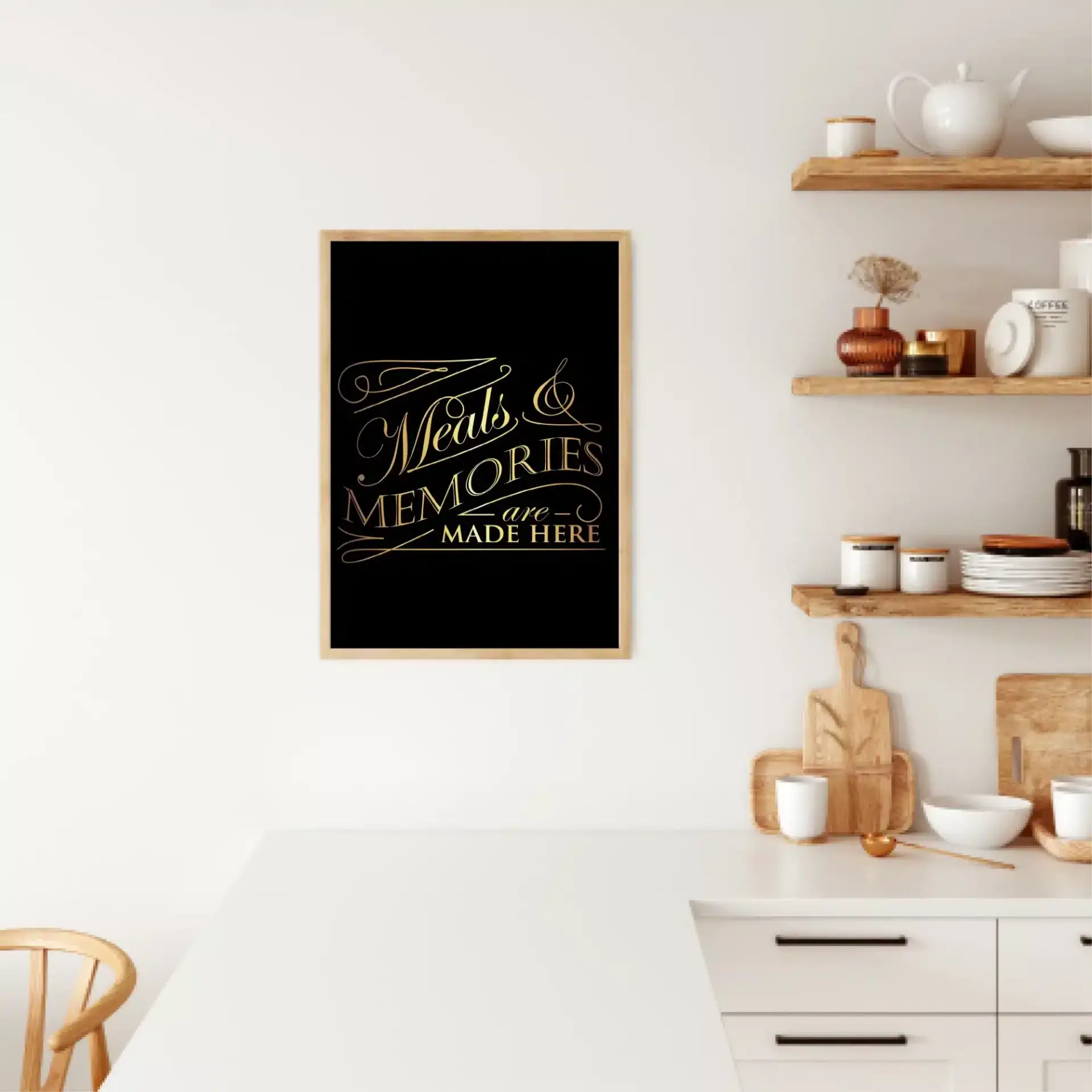 Måltider Og Minder Her Plakat