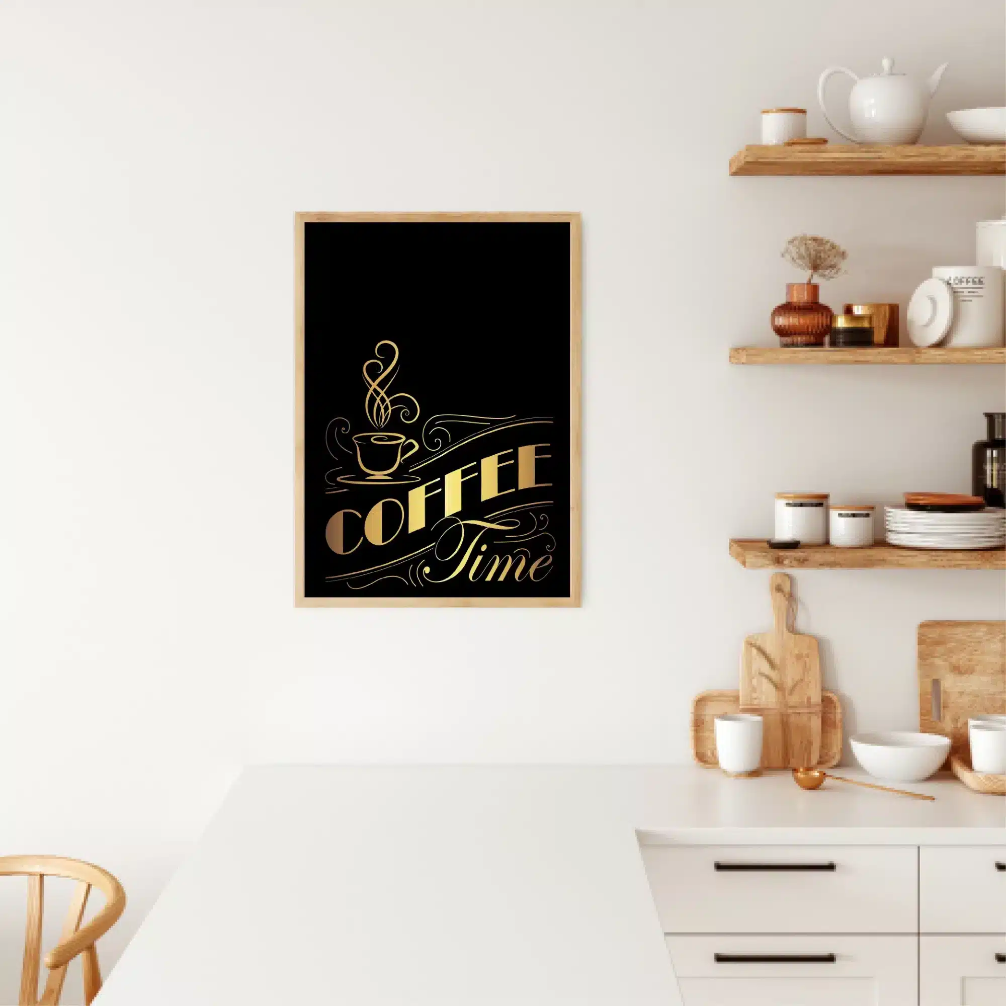 Coffee Time Typografi Plakat