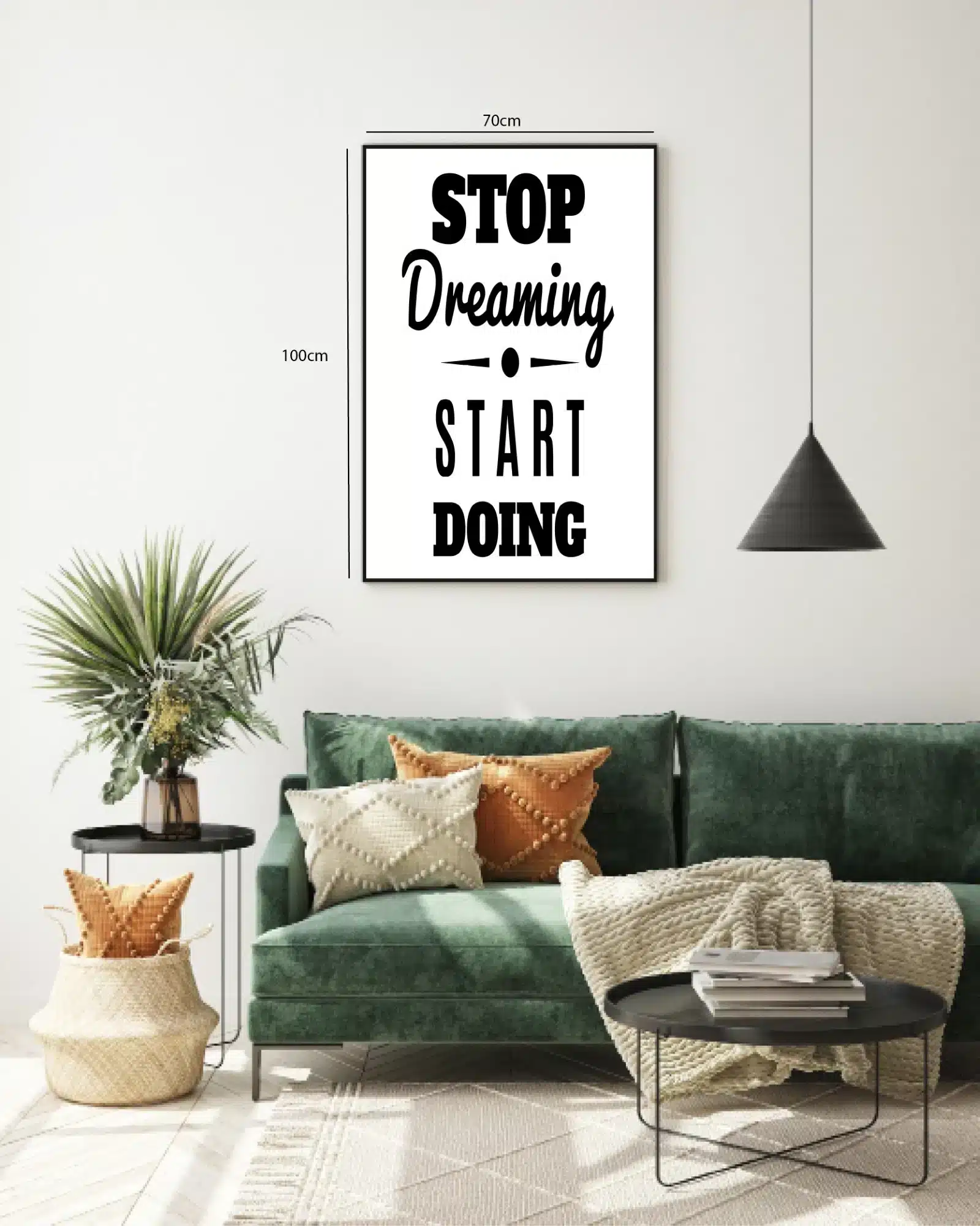 Stop Dreaming Start Doing Plakat