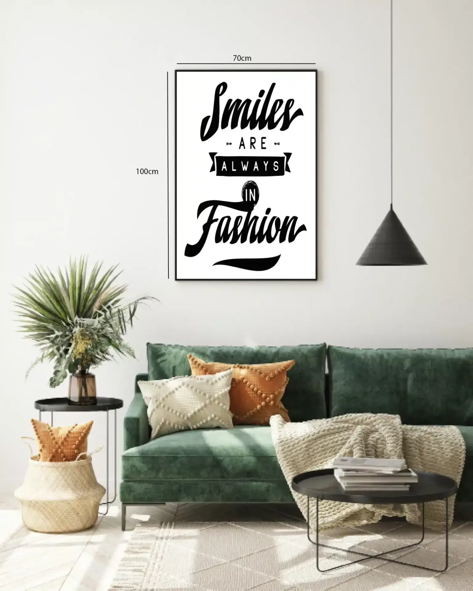 Smil Er Altid På Mode Plakat