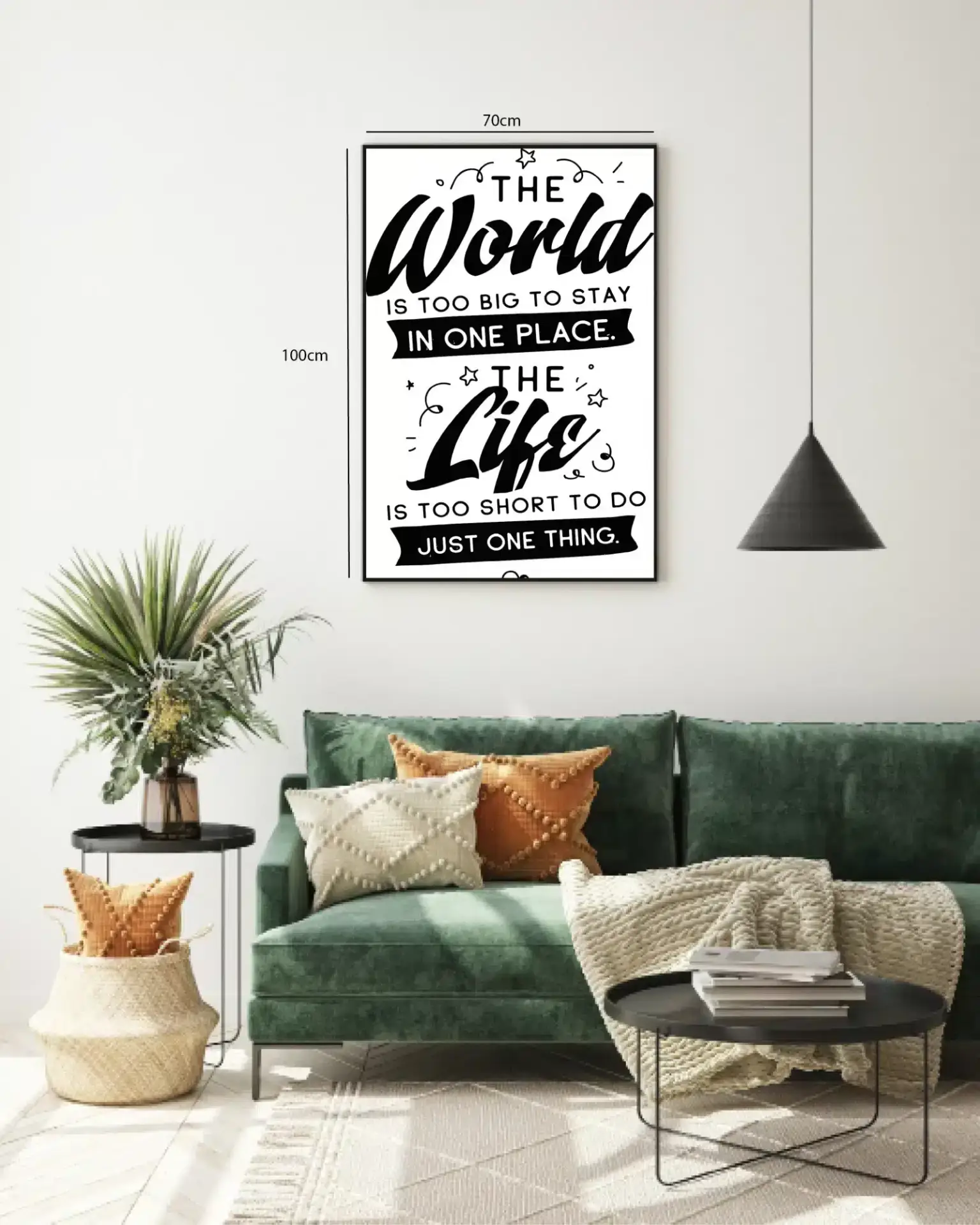 Verden Og Livet Citat Plakat