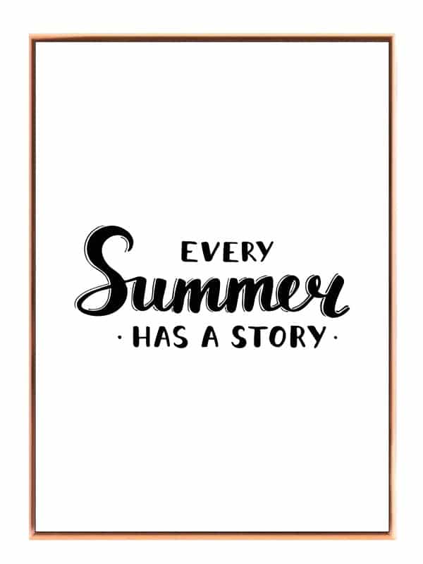 Sommer Har En Historie Plakat