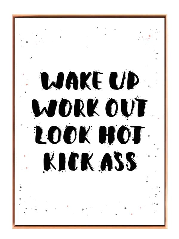 Vågn Op Og Kick Ass Plakat