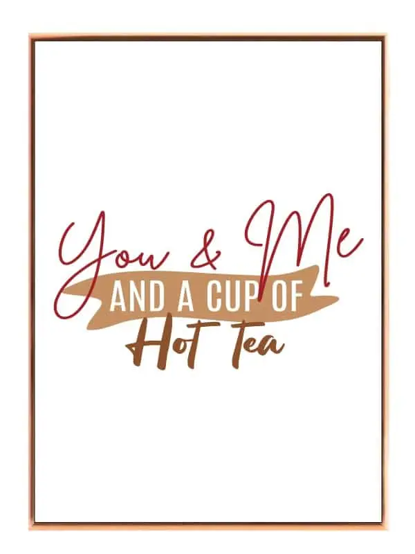 You & Me Og En Kop Plakat