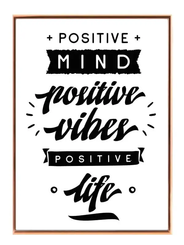 Positivt Sind Positivt Liv Plakat