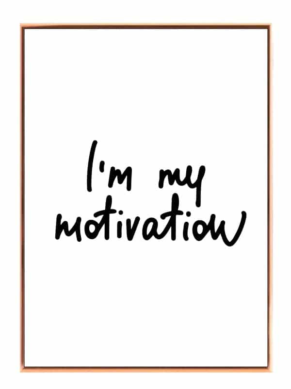 Jeg Er Min Motivation Plakat