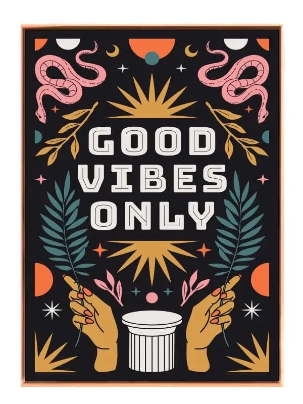 Good Vibes Only Plakat
