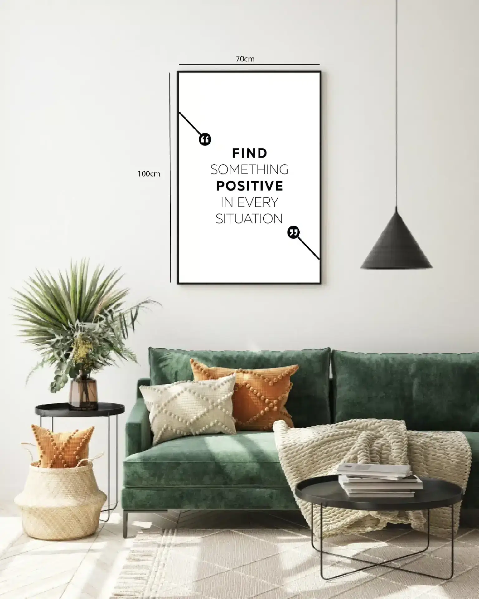 Find Noget Positivt Plakat