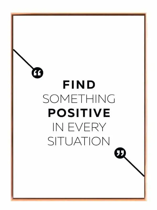 Find Noget Positivt Plakat