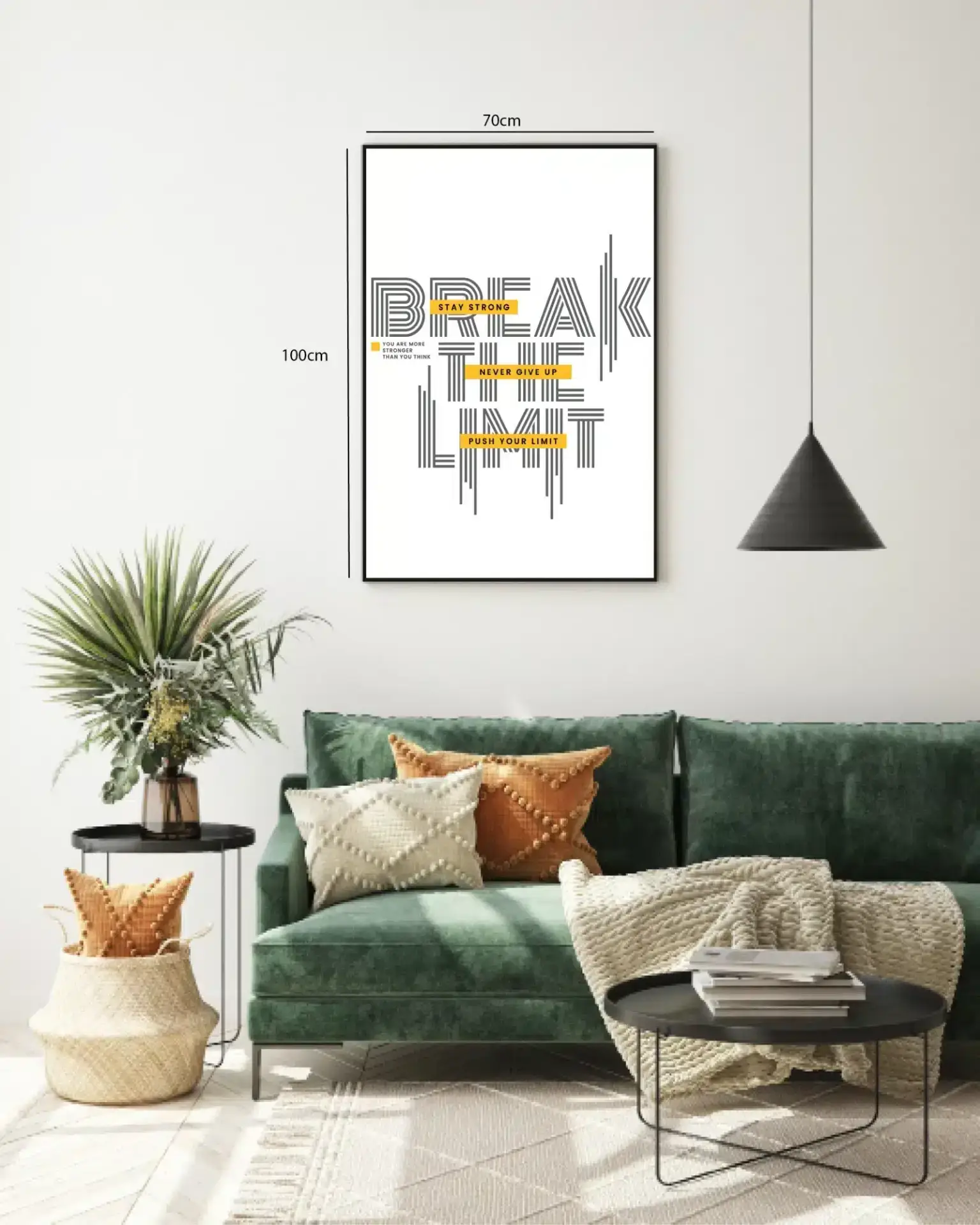 Bryde Grænser Motiverende Plakat