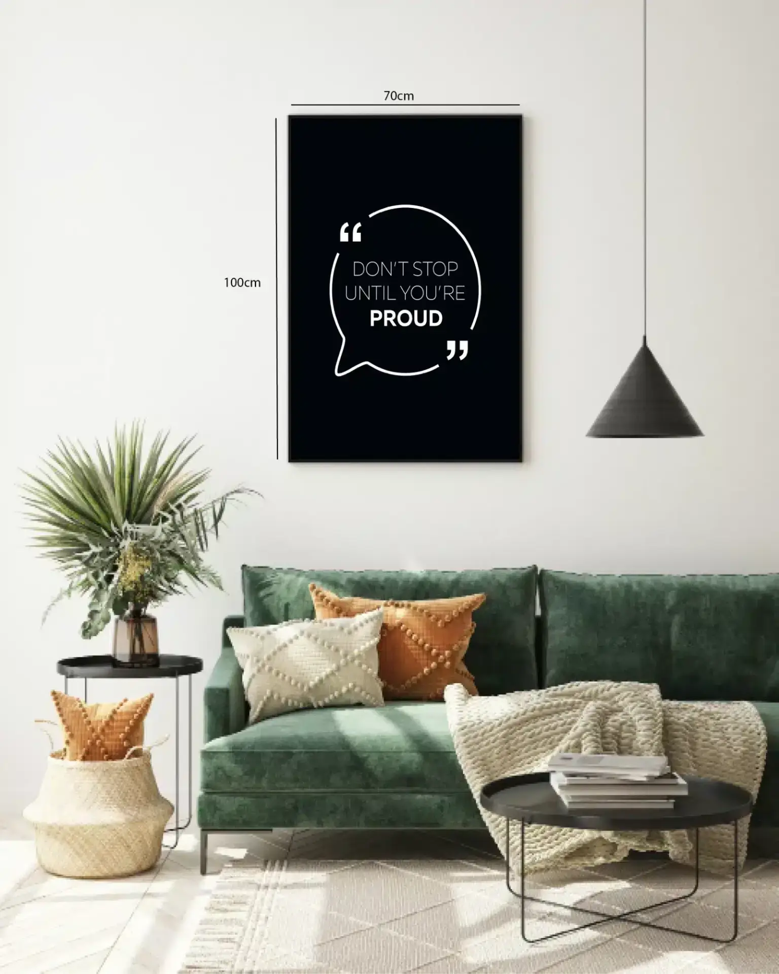 Bliv Ved Indtil Stolt Plakat
