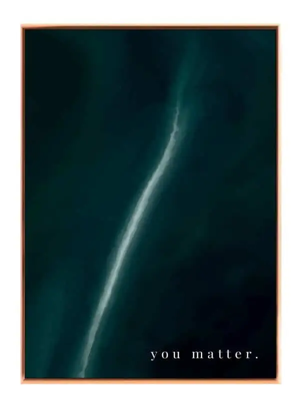 Du Betyder Noget Plakat