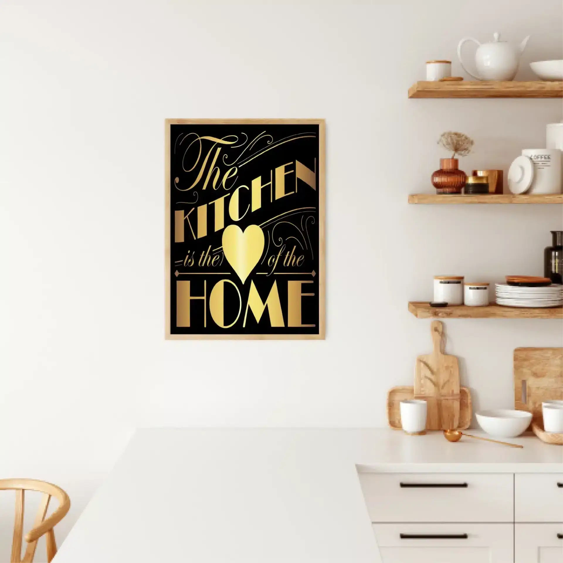 Køkkenets Hjerte Plakat