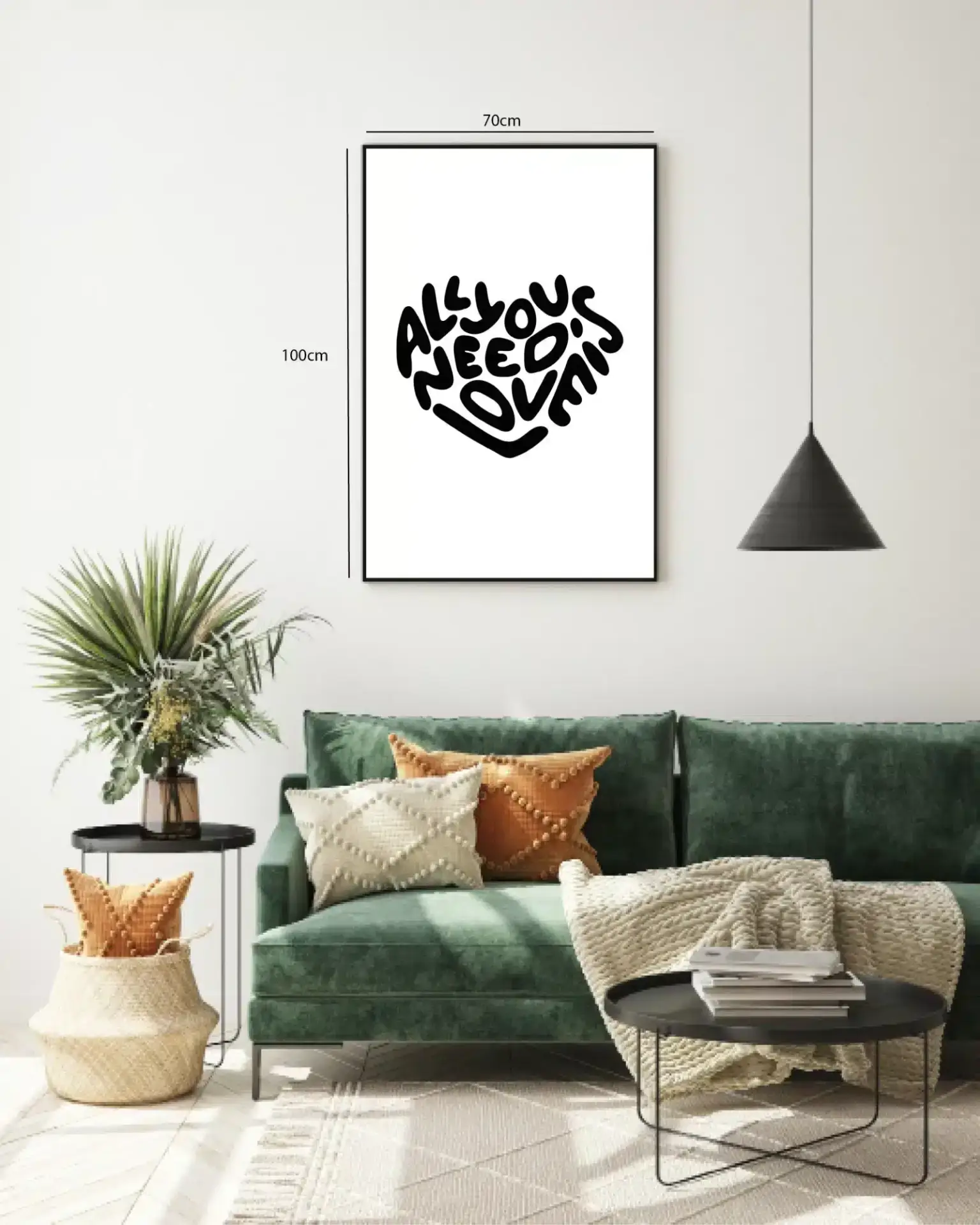 Alt Du Behøver Er Kærlighed Plakat