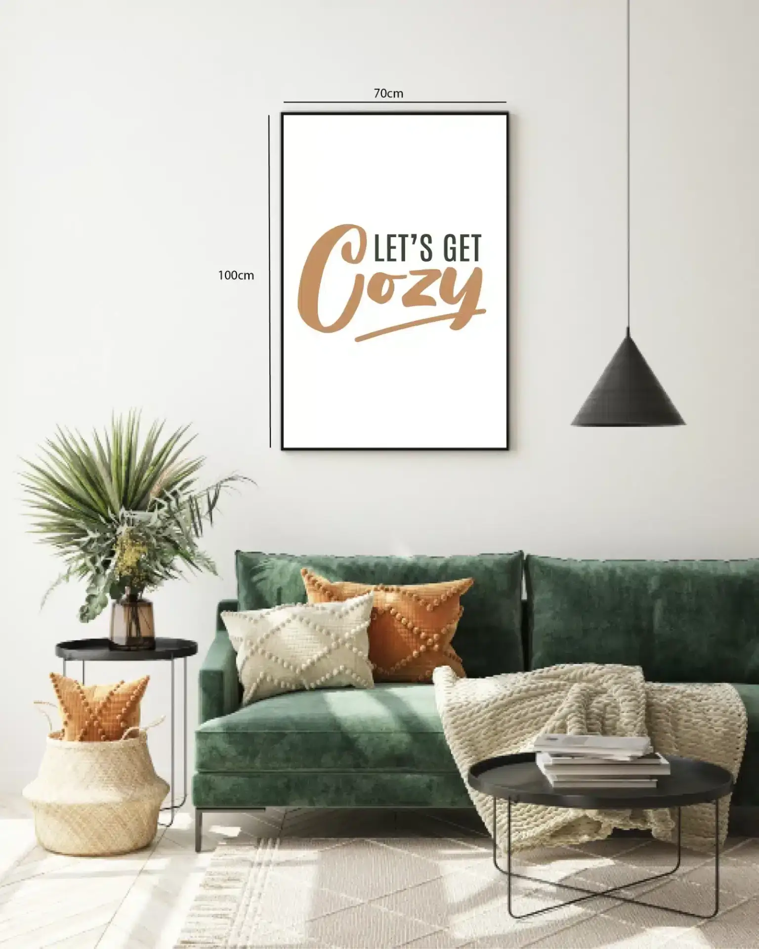Lad os blive hyggelige Plakat