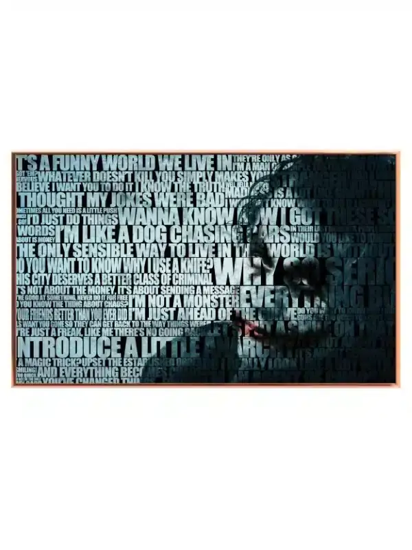 Why So Serious Plakat