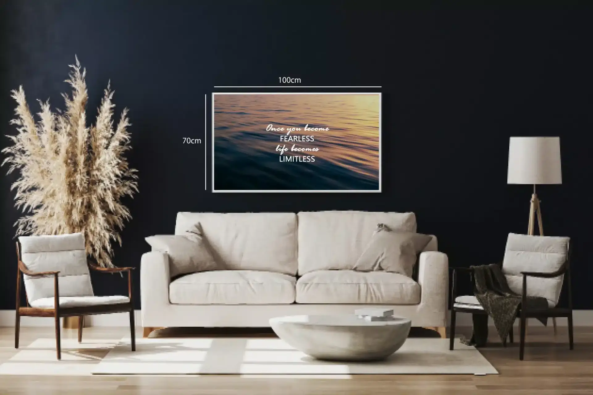 Bliv Frygtløs Plakat