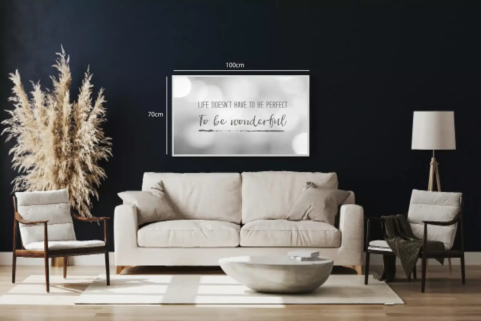 Livet Skal Ikke Være Perfekt Plakat