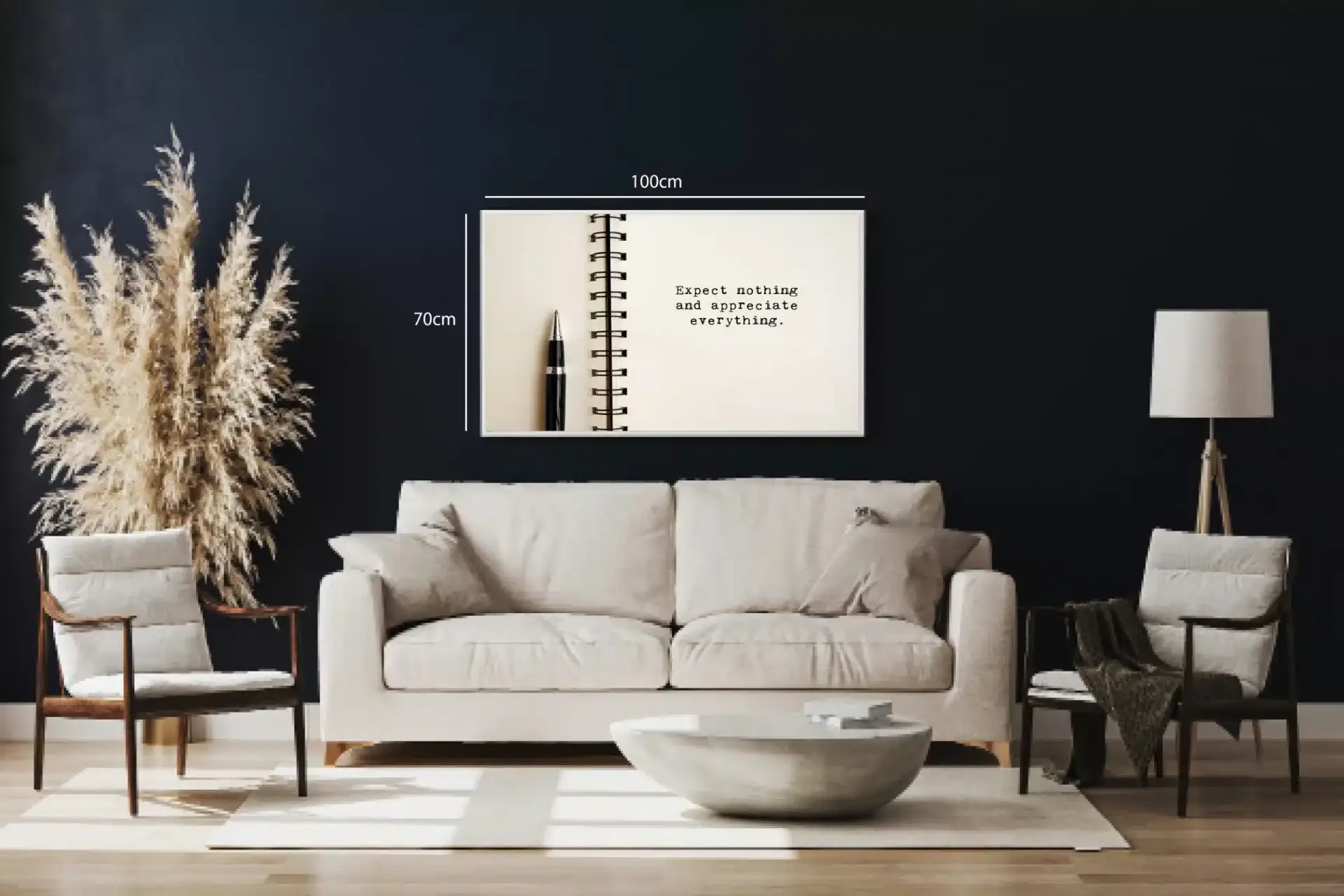Forvent Intet Værdsæt Alt Plakat