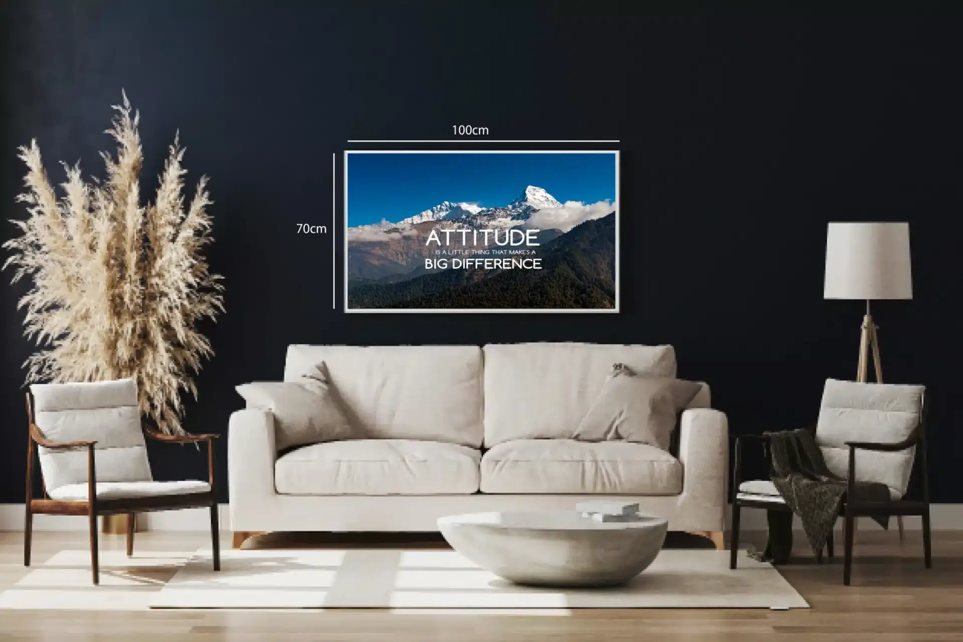 Holdning Gør En Forskel Plakat