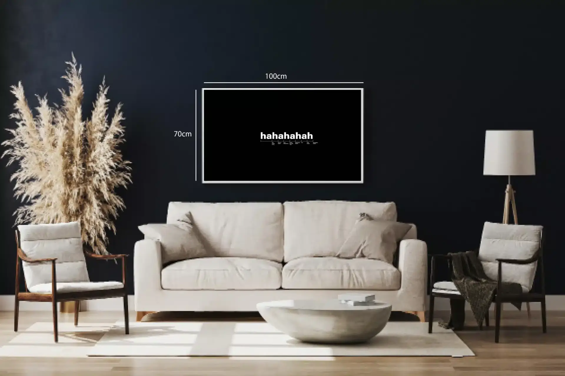 Humoristisk Latter Plakat