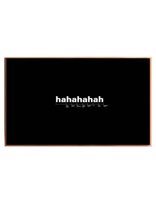 Humoristisk Latter Plakat