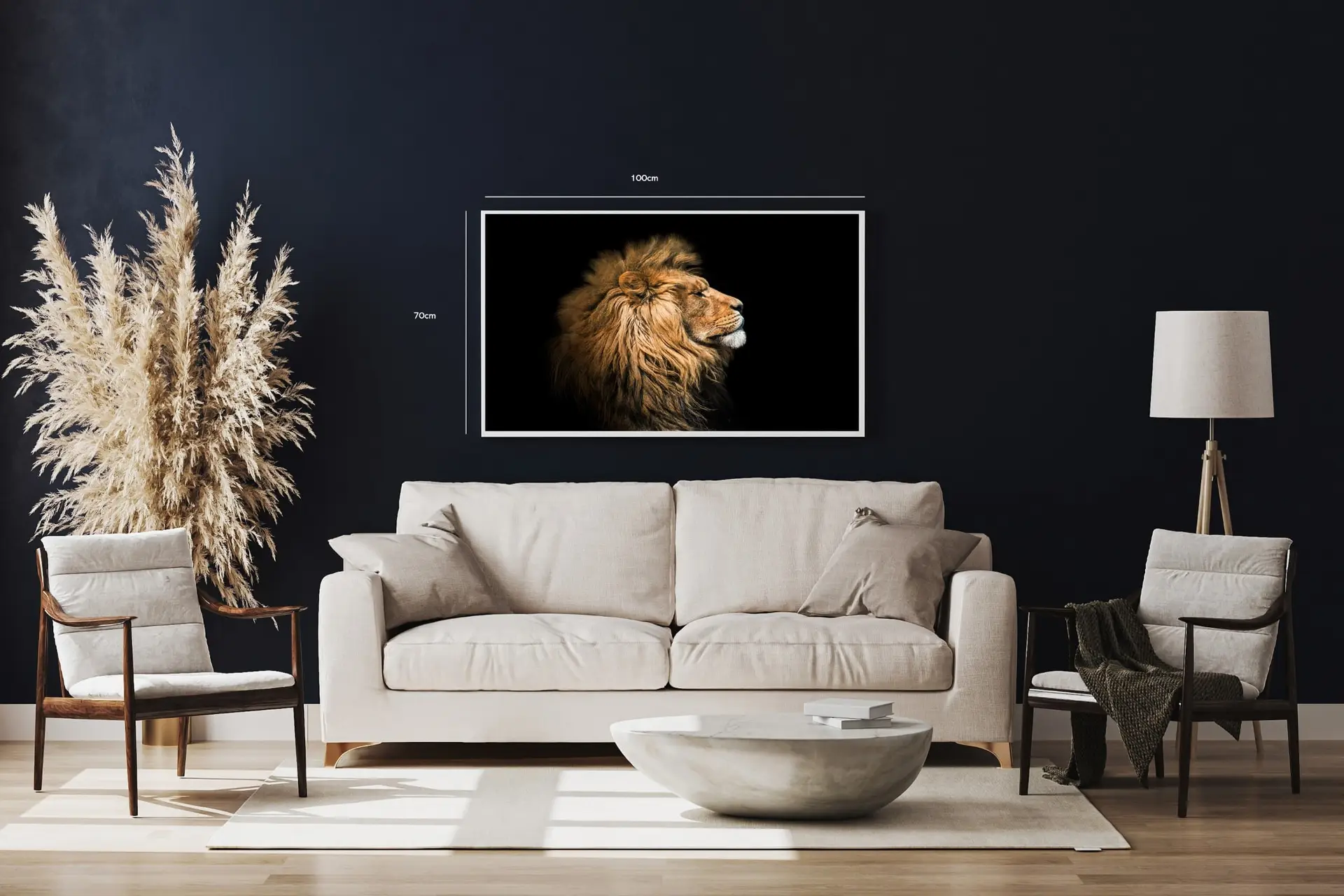 Lion Profile No4 Plakat