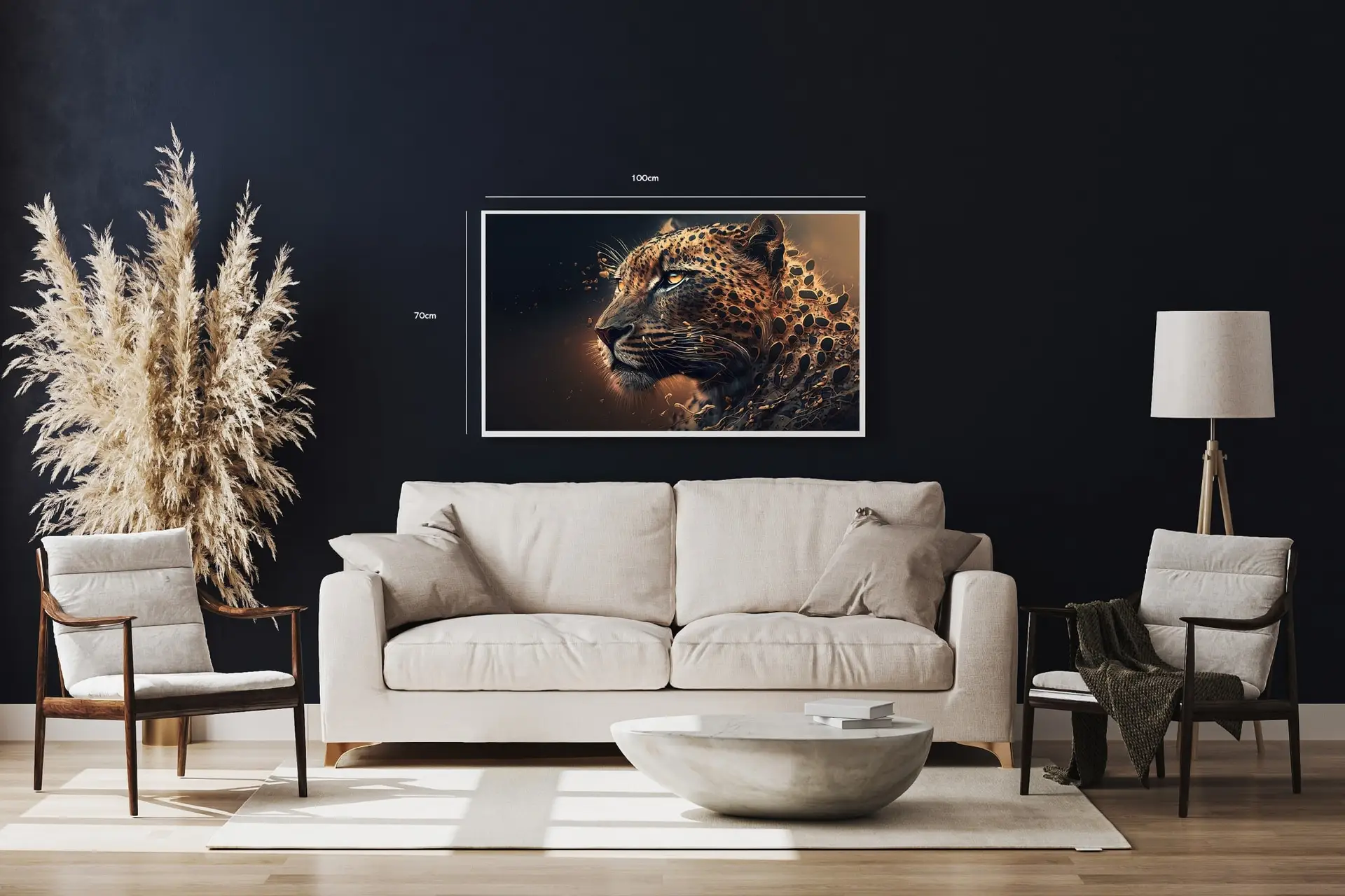 Leopard Profile Plakat