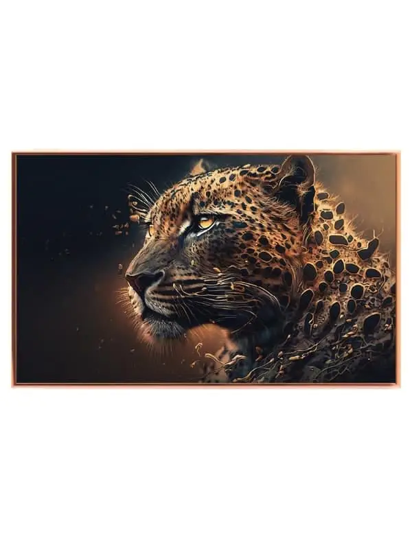 Leopard Profile Plakat